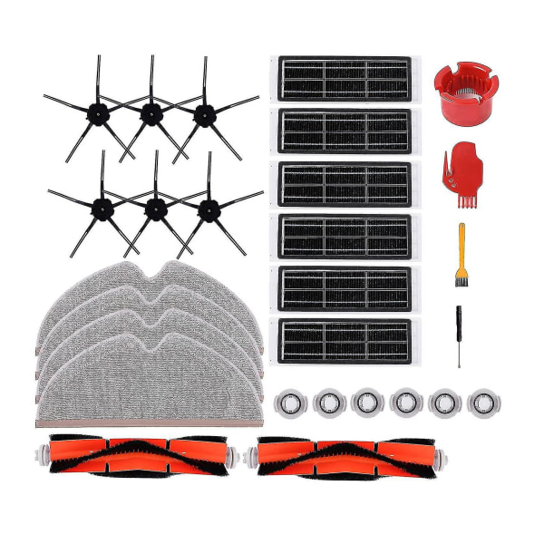 Reservdelar Kit för S6 S6 Maxv S6 Pure S5 S5 Max S51 E4 E35 E20 S50 Robotdammsugare Ac
