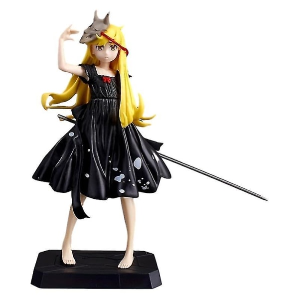 Kjole Anime Statue Action Figur Collection Model Legetøj（sort）