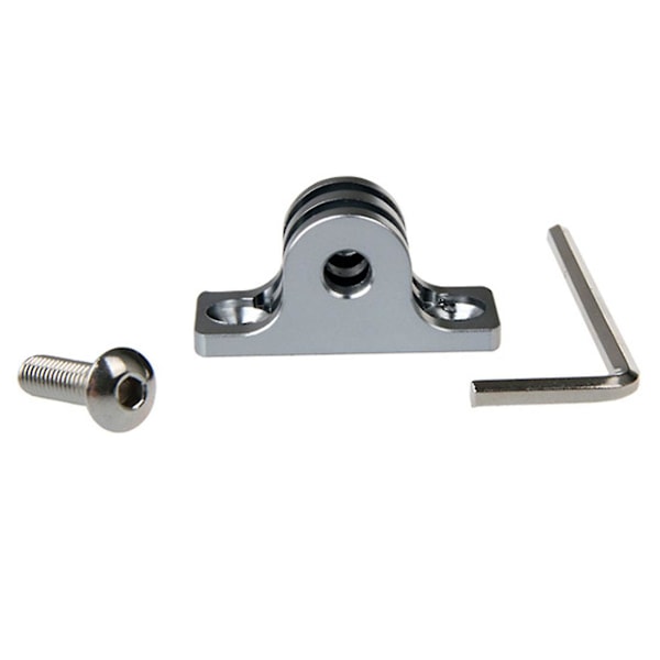 Cnc Aluminiumlegering Stativadapterfeste for Gopro Hero 8 5 4 Session Xiaomi Yi 4k Sjcam Sj4000 Sj5000 H9 Go Pro Feste Tilbehør（Sølvfarge）