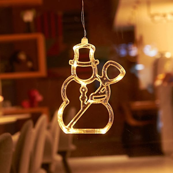 Dekorativa fjäderlampor Jul fönster LED hängande formlampor Hängande julskyltlampor