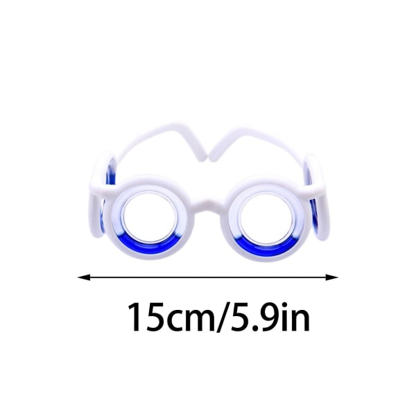 Briller mot reisesyke Anti-vertigo briller Flytende bilsyke briller（svarte）