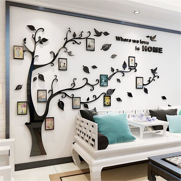 2024,wall Stickers Tree 3d Diy Wall Stickers With Photo Frame Photo Tree Wall Stickers For Family Children's Room Living Room Bedroom Wall Decoration