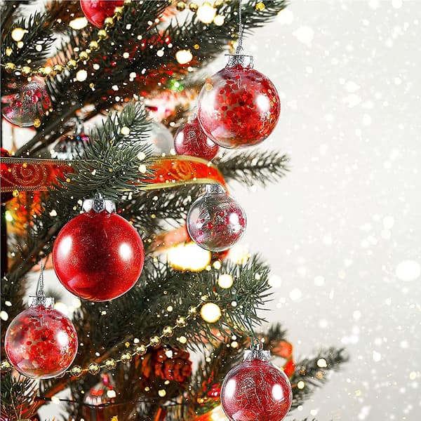 Julgranspynt Bollar, Julgranspynt Bollar För Julgran - Glittrande Plast Jul