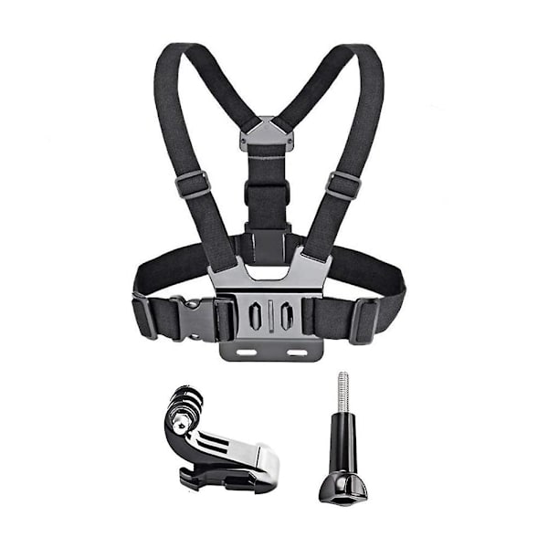 Rintahihna GoPro Hero 9 8 7 5 -toiminta kameralle Xiaomi Yi 4k Sjcam Sj4000 Insta360 -lisävarusteet J-koukku kiinnikkeellä (Rintahihna)
