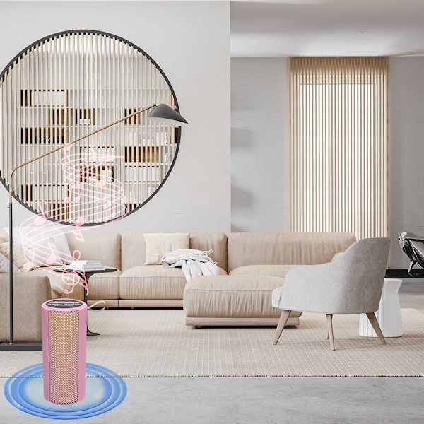 Högtalare med trådlös Bluetooth, fem färgglada ljuslägen, hög volym, hög ljudkvalitet, bärbart ljud, bekväm att bära med sig