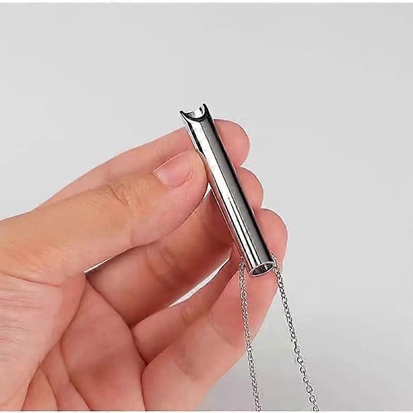 Ångestlindrande föremål, Ångest Halsband, Andningshalsband för ångestlindring Andningsövningsenhet för meditation, Mindful andning ångest
