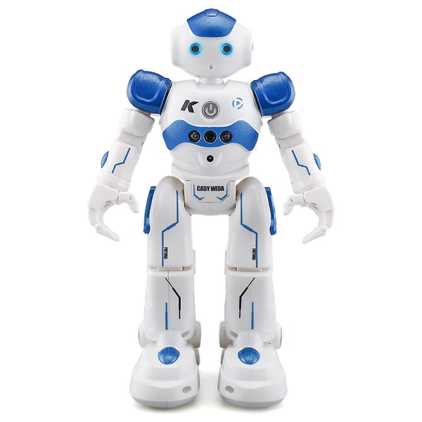 Dansende fjernbetjening intelligent programmeringsrobot gestussensor børns legetøjsrobot（blå）
