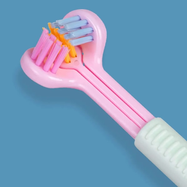 4st barntandborste - 3-sidig tandborste - Total Gum Care