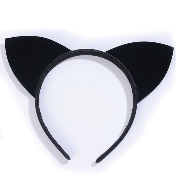 Mimigo kattöron Halloween pannband för kvinnor flickor dagligen bär, halloweenfest maskeradklänning Katt kvinna hårband Cosplay