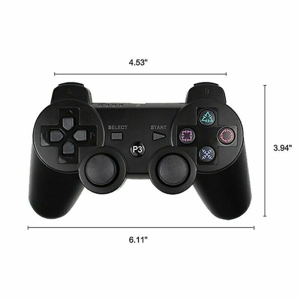 Ps3 Bluetooth trådløst spillhåndtak P3 spillkontroller P3 håndtak PS3 spillhåndtak