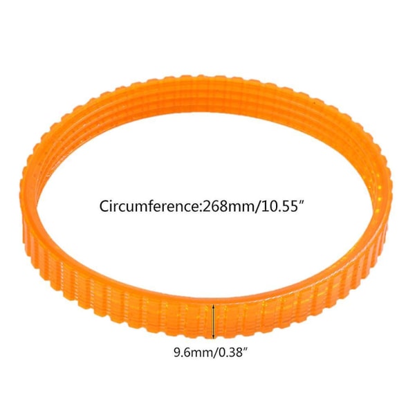 9,6 mm orange tone elektrisk høvl gummidrev Drivrem Plast Drivrem
