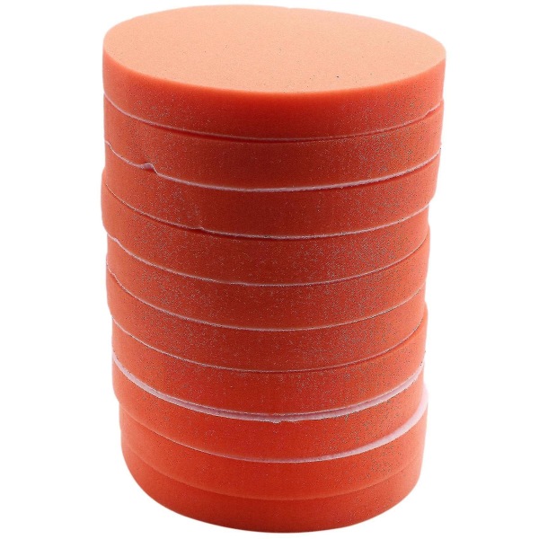 10pc 180mm 7 Inch Flat Sponge Gross Polishing Buffing Pad Kit For Car Polisher Clean Waxing Auto Pa