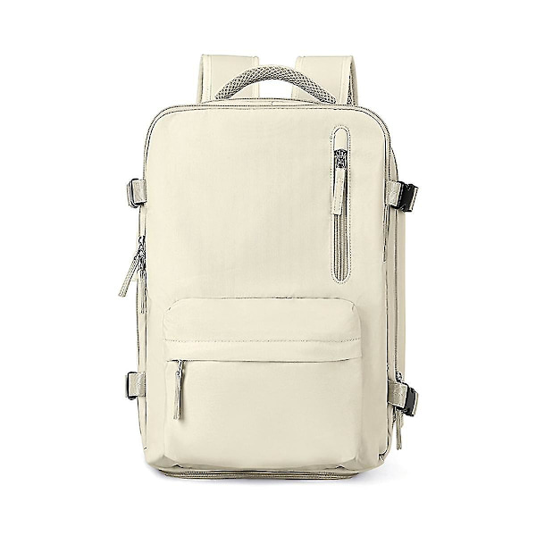 Resväska för kvinnor Vattentät Casual Daypack Skolväska Passar 14 tums bärbar dator med USB-laddning Por