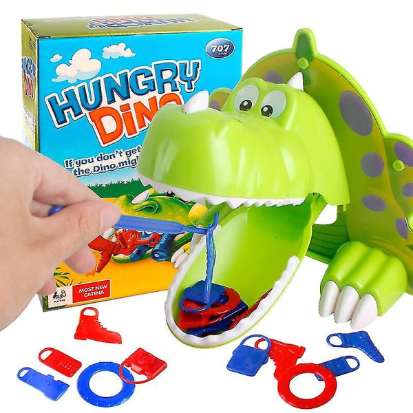 Kreativ Hungry Dino Mund Tandlæge Bide Brætspil Sjovt Forælder-barn Interaktivt Legetøj Dinosaur Fodring