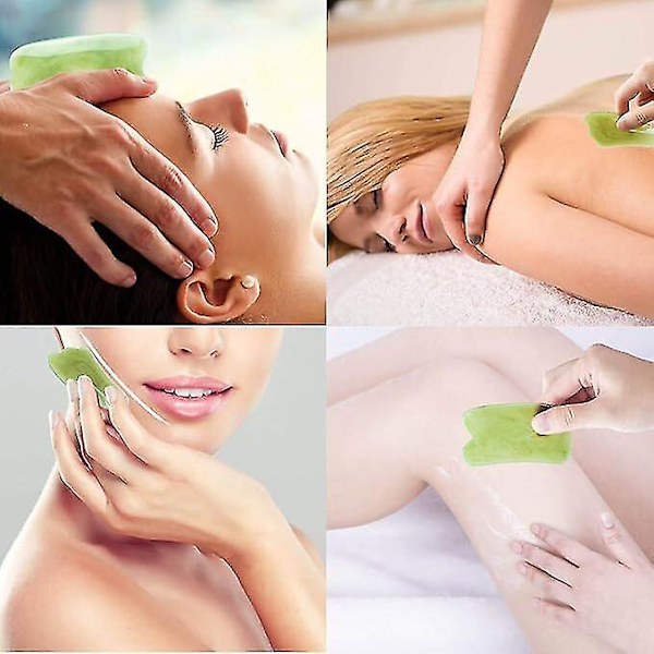 7 st Gua Sha skrapverktyg massage set, Gua Sha ansiktsverktyg - SNNGV