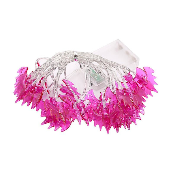 Halloween Bat String Lights, 20 Bat LED'er vandtætte Halloween Dekorationslys, 8 tilstande til indendørs/udendørs Halloween Thanksgiving Julefest Gard