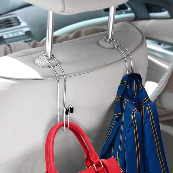 Auto Hooks Bilkleshengere Organizer (Pakke med 4 kroker)