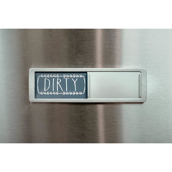 Oppvaskmaskinmagnet Clean Dirty Sign Indicator, Trendy Universal Kitchen Oppvaskmaskin Kjøleskapsmagnet, Supersterk magnet med klistremerker Kompatibel W