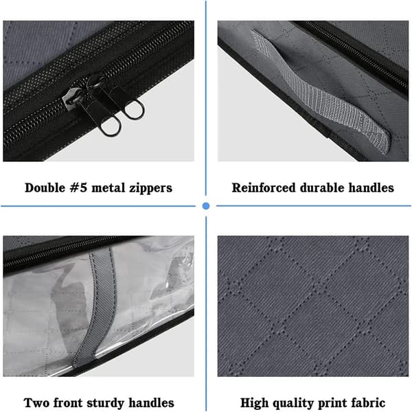 3-pack organiseringslådor grå