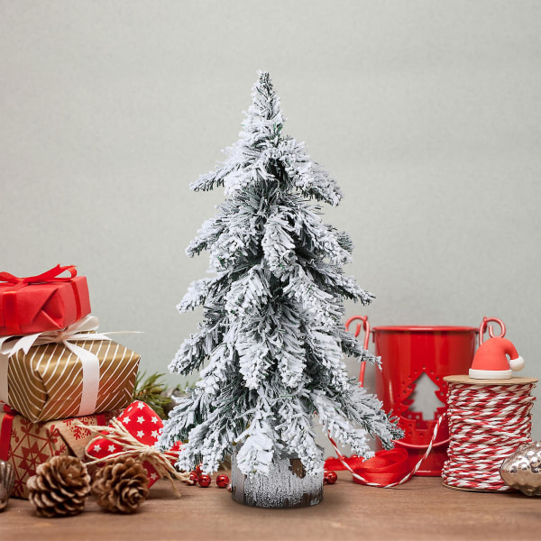 Mini juletre lite sedertre furu skrivebordspynt for hjemmet PVC feriestemning med lys 2022 Navidad festdekor