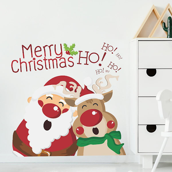 1 stk. Juleveggklistremerke Julenissen DIY Fjernet Klistremerke For Julepynt