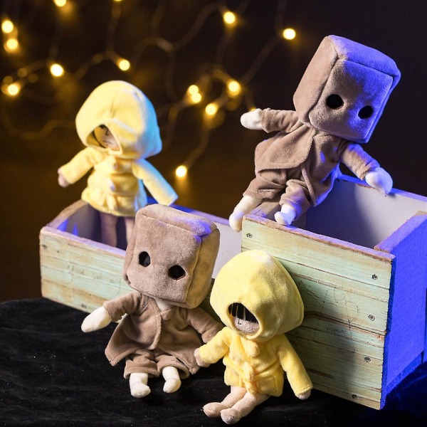 Little Nightmares Little Nightmares 2 Spil Periferi Plyslegetøj Boxman Xiaoliu Dukke（Som vist på billedet，30cm kassemand）