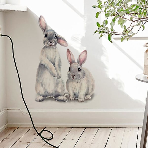 Rustic Country rabbits Peel and Stick Wall Decals