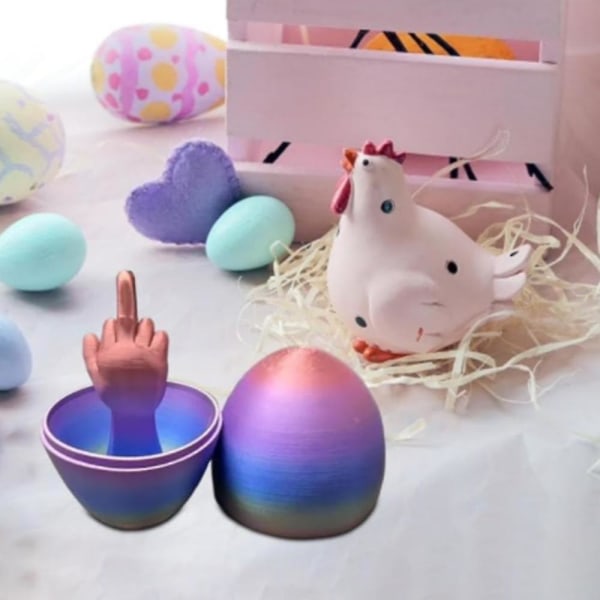 Easter Eggs Surprise Middle Finger Easter Egg Inneholder Surprise Middle Finger Creative