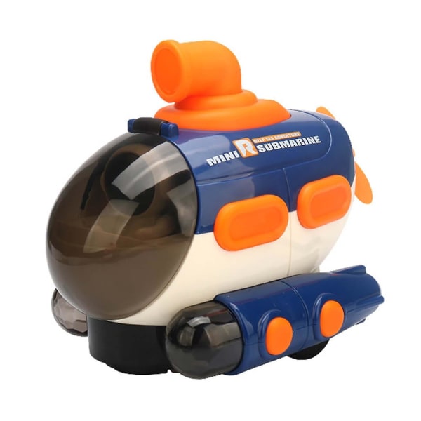 Universal ubåd legetøjsbil roterende rummand musikprojektion lys simulation flymodel（A）