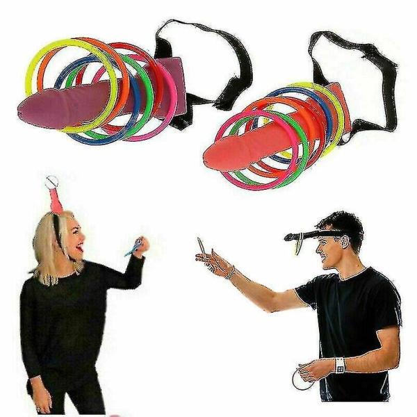 Dick Head Game Willy Ring Toss Heads Hoopla Bride To Be Hen Do Stag Party Gifts
