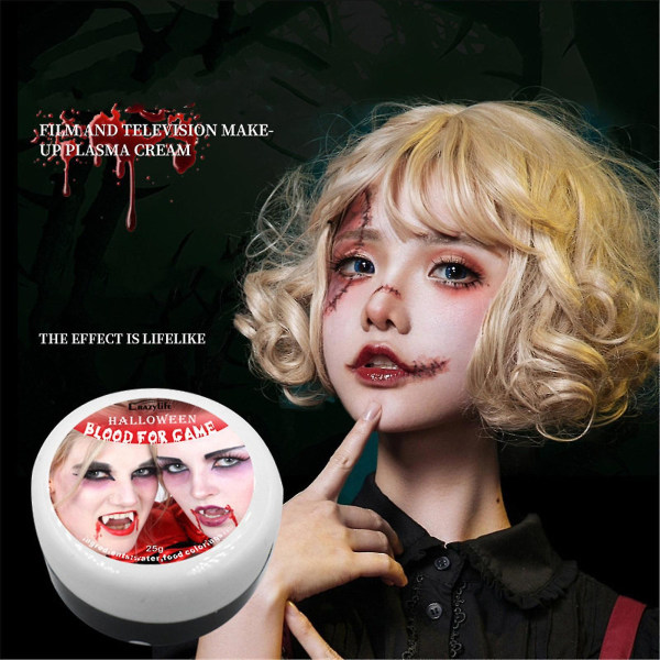 Halloween Fake Blood Halloween Fake Plasma Gel Body Paint Halloween Stage Makeup Gel Til Halloween Festival Og Fest