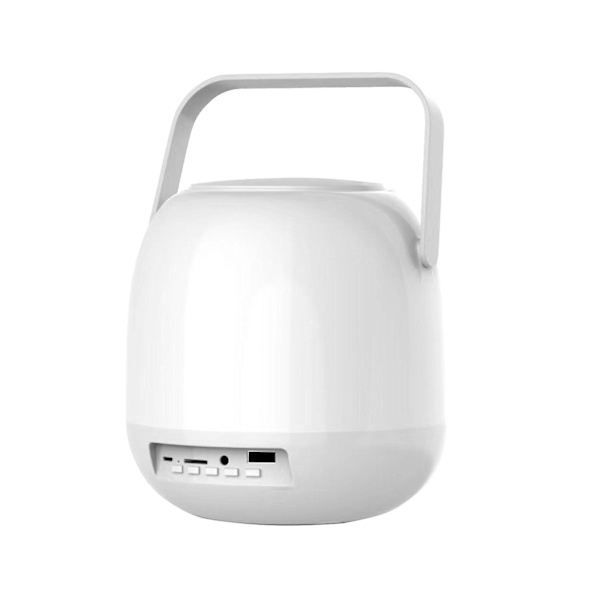Färgglad lampa, Bluetooth-högtalare, litet nattljus, bärbar trådlös hembords-högtalare, minidiskant, lätt att bära