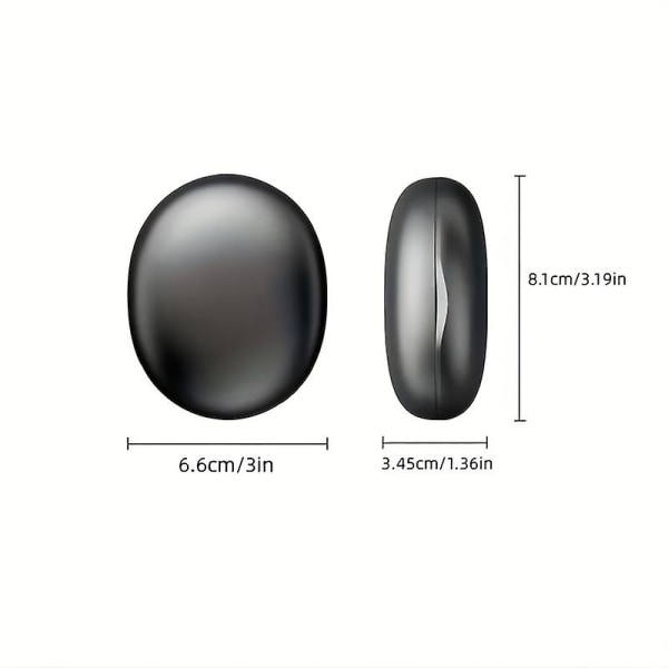 Inear Bluetooth Headset Ei äänivuotoa Urheilu Langattomat Bluetooth kuulokkeet Suuri akku (musta)