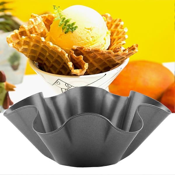 Icke-klibbig kolstål DIY Blomformad Bakplåt för Kakor Muffins