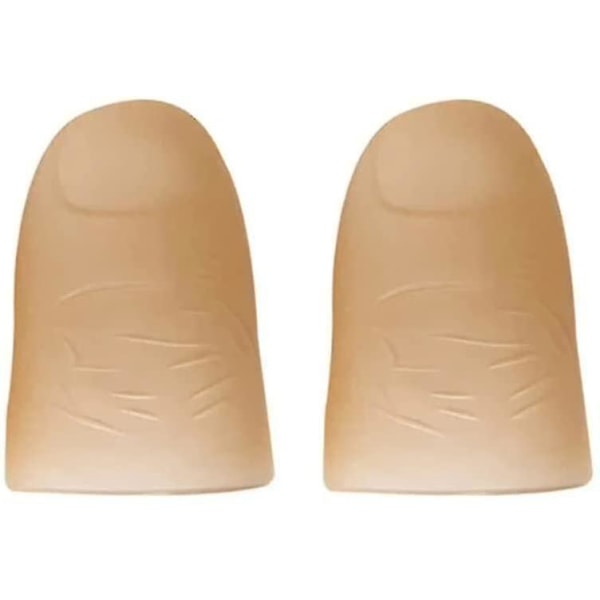 2 stk. Tommelfingerlys Magisk Finger Lys Op Tommelfinger Spidser LED Fingerlampe Tommelfingerlys Fest Magiske Scenetricks