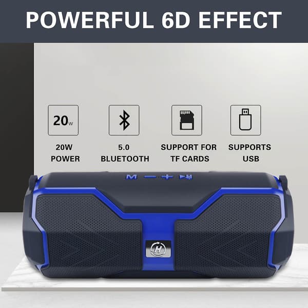 Trådlös Bluetooth-högtalare utomhus bärbar plug-in subwoofer ljudsystem