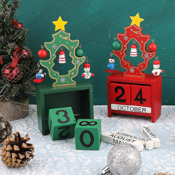 Joululahjat Lasten lelut Puinen kalenteri Pöytäkoristeet Joulupukin joulukuusenkoristeet (vanhin)