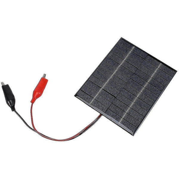 Ny produkt Vattentät solpanel 5w 12v utomhus gör det själv solceller Laddare Polysilikon Epoxipaneler 136x110mm Fo
