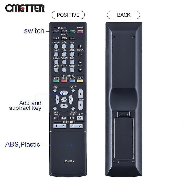 Rc-1189 til Denon fjernbetjening AV-modtager dele Avr-s700w Avr-s710w Avr-s720w Avr-x1100w Avr-x1200w
