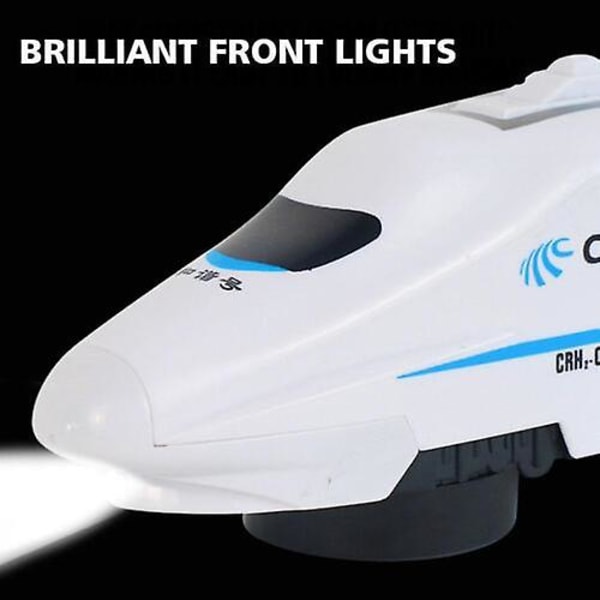 Elektrisk universal simulering höghastighetståg Harmony Train Leksak Present för barn（Tre vagnar）
