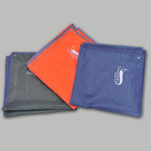 Vattentät tältgolv presenning picknickmatta ultralätt ficktält fotavtryck strandpresenning med säck för camping vandring（210x150cm，grå）