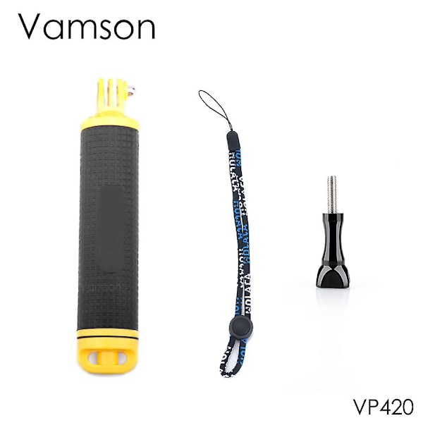 Vamson Vattentät Flytande Handgrepp Flytkraft Stång för Go Pro Hero 10 9 8 7 6 5 Black För Dji Osmo Action För Xiaomi Yi 4k（VP420）