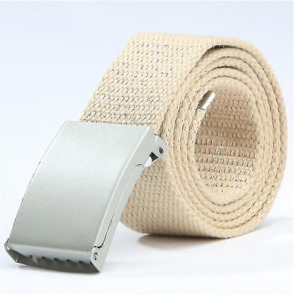 Unisex Byxor Canvas Bälte (Khaki)