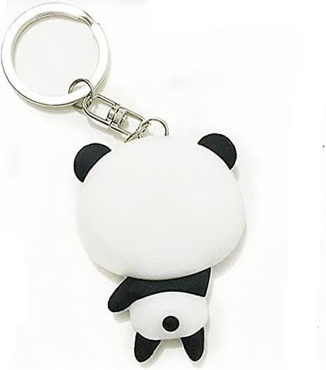 Silikoninen Panda-Hahmo Avaimenperä