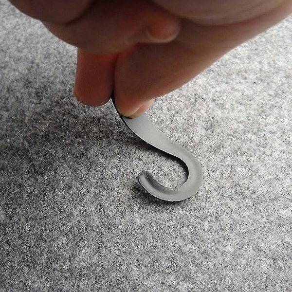 500 st J-krokar i plast, 4,5 cm, svarta