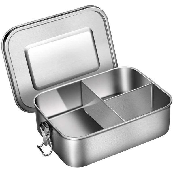 Bento Lunchbox i rostfritt stål - Lunchbox för barn och vuxna 1200ml