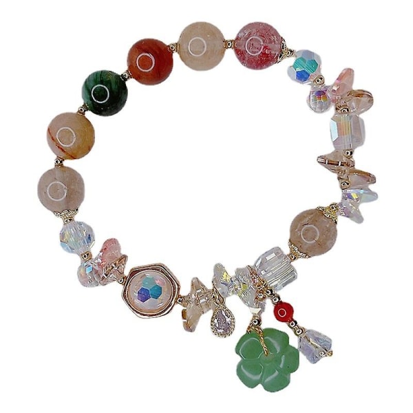 Crystal Flower Bead smykker Healing Flower Anheng armbånd