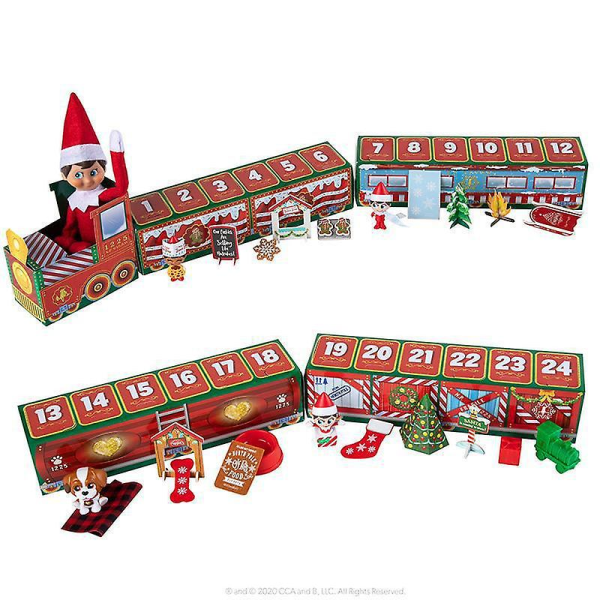 Juladventskalender - Elf Train Toy 2022 Adventskalender 24st present