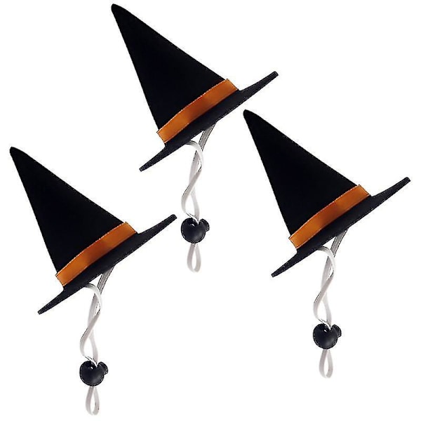 3-pack Halloween-hatt för husdjur för Halloween-dekorationer
