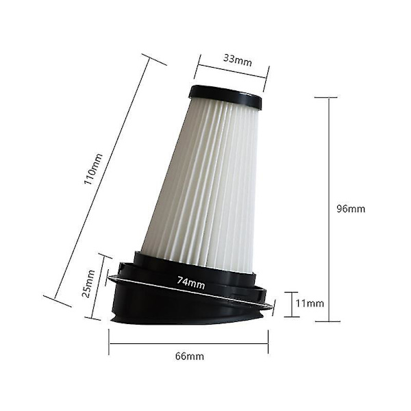 2 Vaihdettavaa suodatinta Rowenta X-pert 3.60 X-pert 160 RH72xxx -imuriin, korvaa Rowenta ZR005202